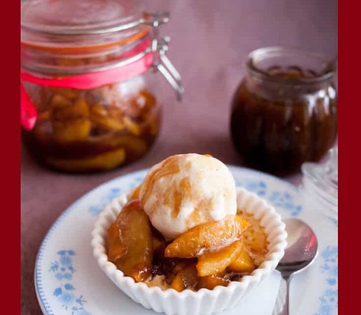 Pumpkin Spice Caramel Apple Dessert