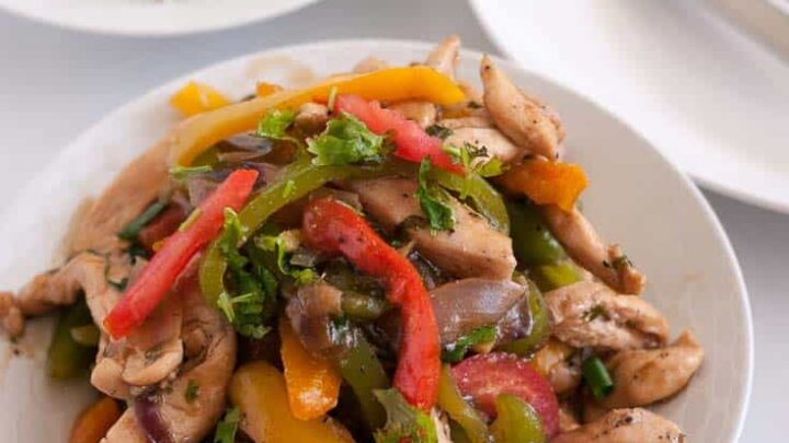 Quick Chicken Stir Fry with Peppers