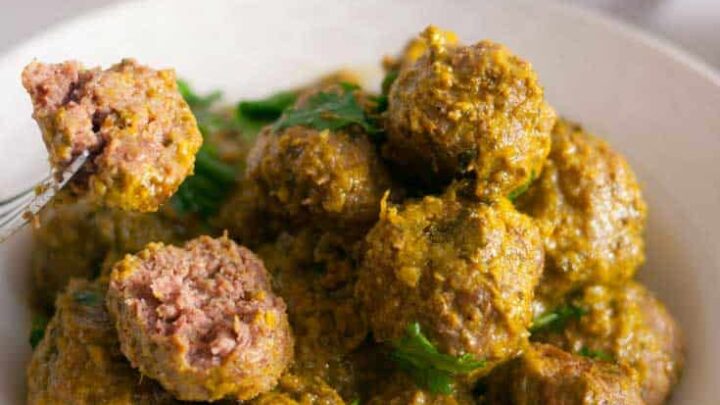 Quick and Easy Cilantro Meatballs in 15 mins