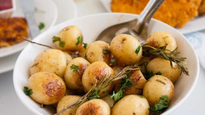 Roast Potatoes Rosemary and Lemon