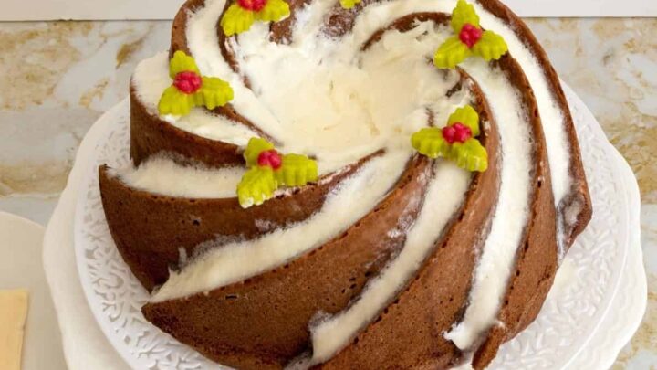 Rum and Eggnog Bundt Cake