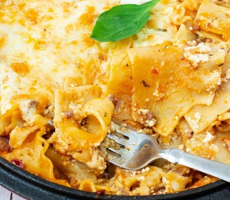 Skillet Lasagna   One Pot Beef Lasagna