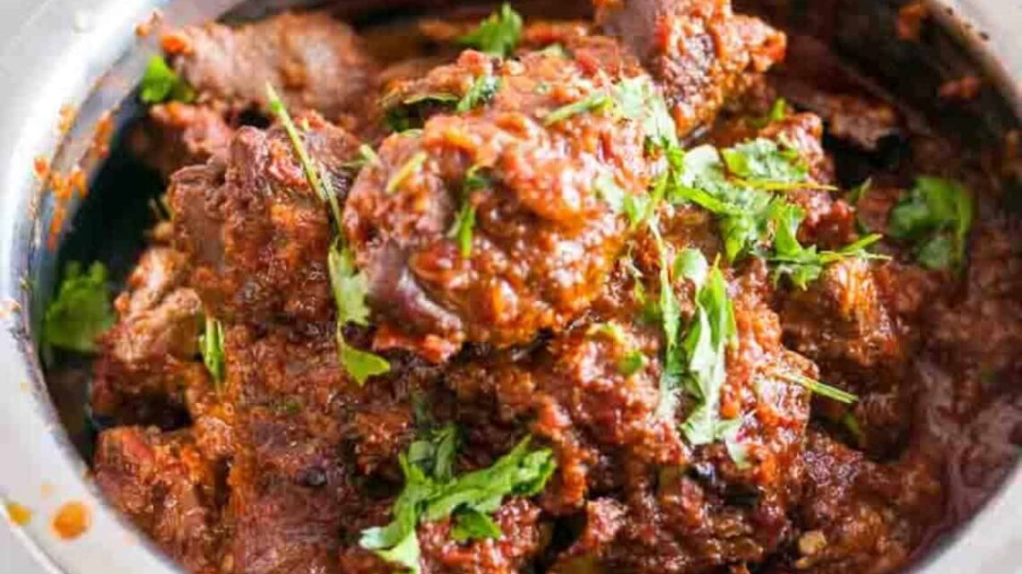 Slow Cooked Lamb Masala or Mutton Masala Recipe