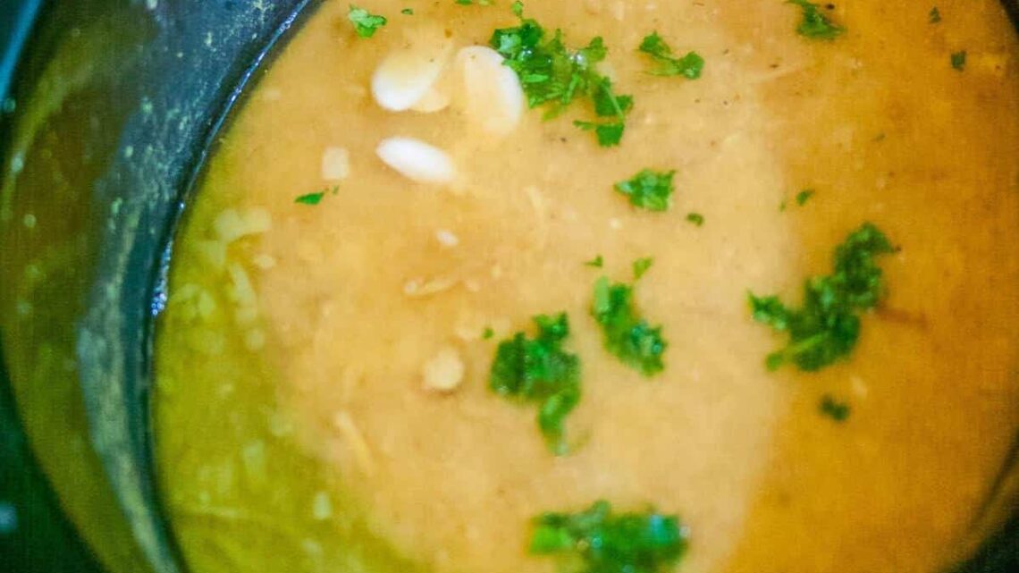 Slow Cooker Yellow Lentil Soup