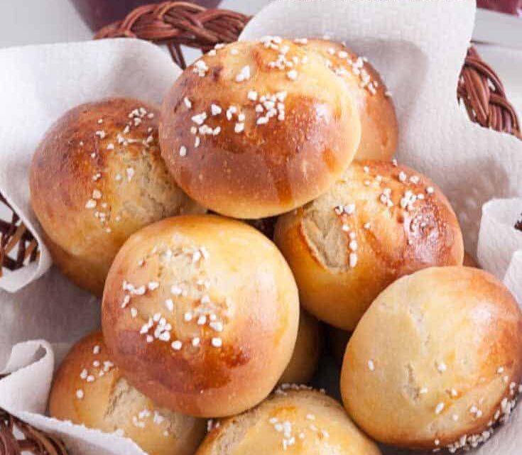 Soft Brioche Buns Homemade