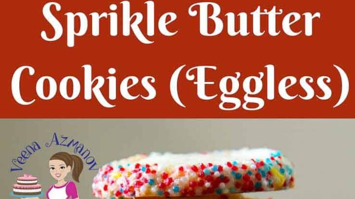 Sprinkle Butter Cookies   Eggless