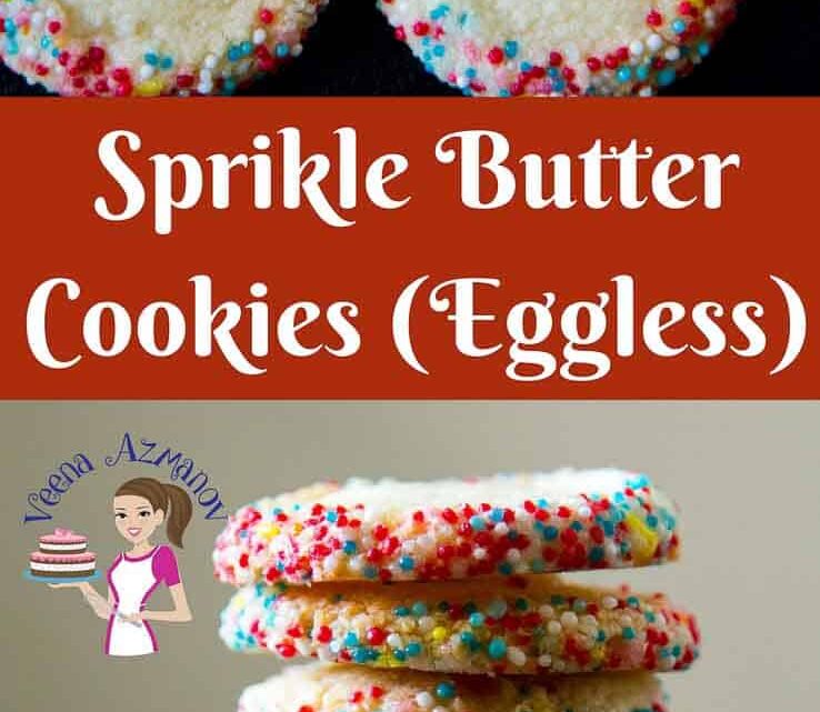 Sprinkle Butter Cookies   Eggless