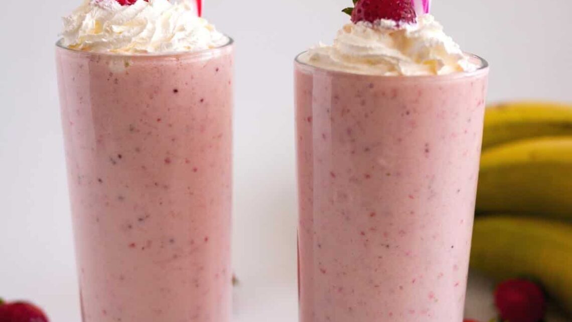 Strawberry Banana Milkshake