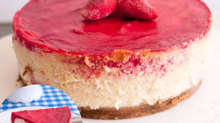 Strawberry Jello Cheesecake