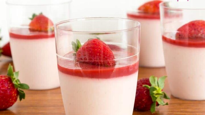 Strawberry Panna Cotta