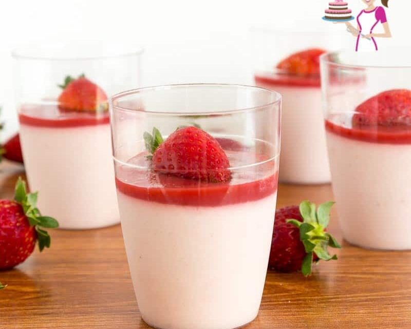 Strawberry Panna Cotta