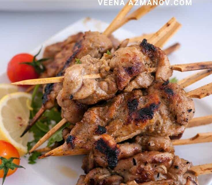 Thai Chicken Skewers in 15 minutes