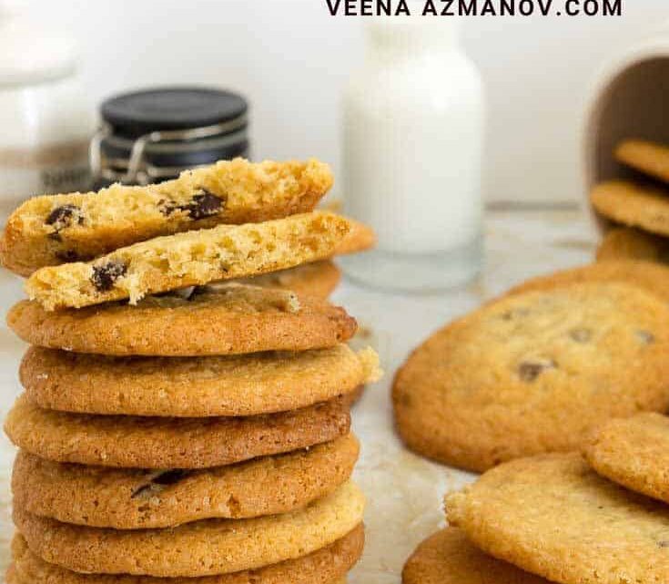 Thin Crisp Chocolate Chip Cookies