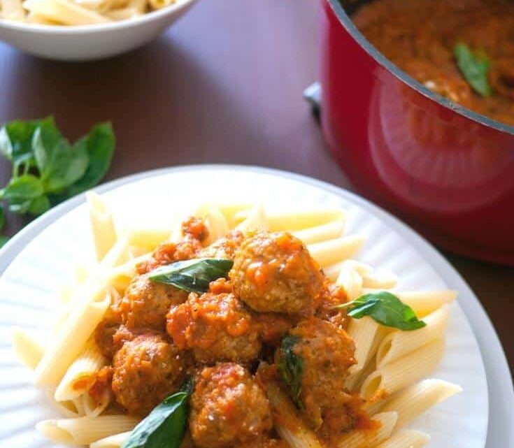 Turkey Meatballs in Tomato sauce