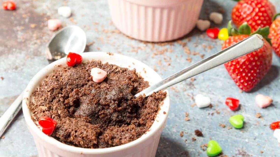 Valentine Chocolate Fudge Cake For Two