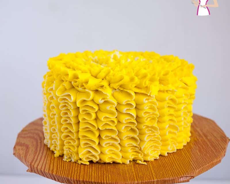 Zesty Lemon Cake with Lemon Swiss Meringue Buttercream